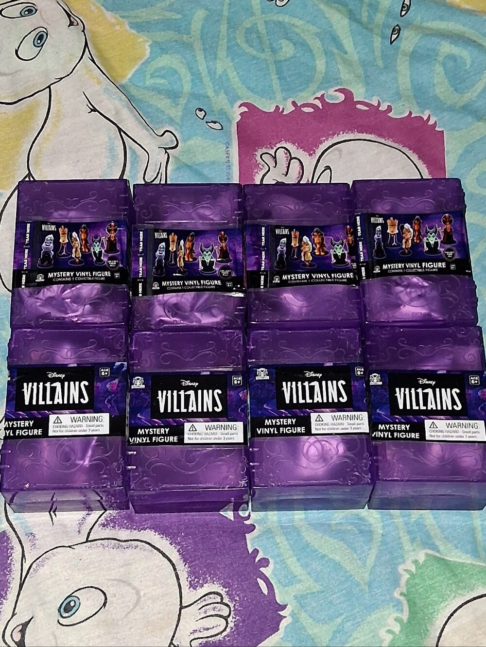 8 New Disney Culturefly Villains Mystery Vinyl Figuee Bundle Lot Toy Doll